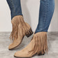 Legend Women's Fringe Cowboy Western Ankle Boots