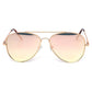 Rose Gold Mirrored Sun Glasses