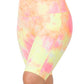 Jacie Biker Shorts Neon Pink Yellow